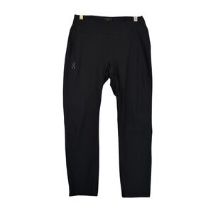 ON Running Sz Md Active Tights Black Leggings Swiss Engineering Athleisure